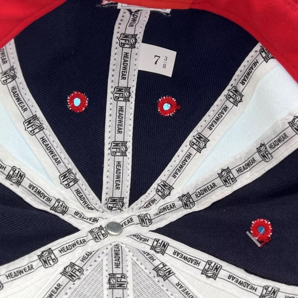 Buffalo Bills Reebok NFL On-Field Retro Style Men's Fitted Cap Hat - Size: 7 3/8 - Picture 9 of 10